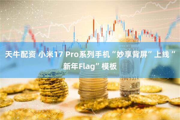 天牛配资 小米17 Pro系列手机“妙享背屏”上线“新年Flag”模板